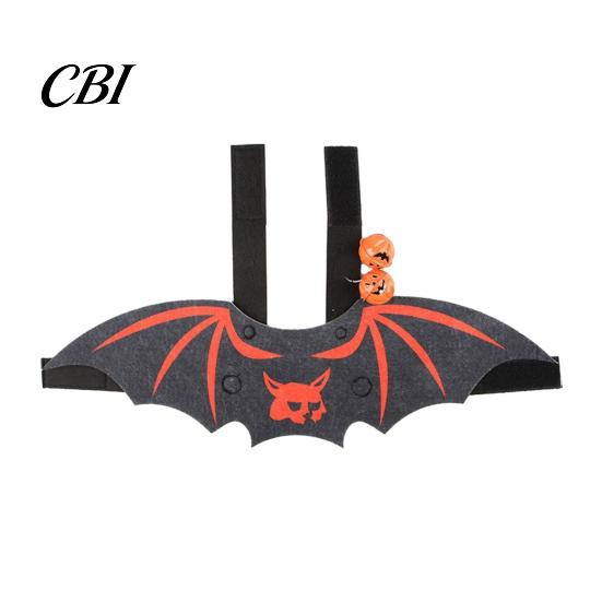 Cute Cat Bat Costume Halloween Pet Wings, Costume, Skeleton Wings Creative Dog Suit with Bells, Festive Apparel for Cats Dogs Cosplay Party