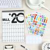 2026 Wall Calendar Planner: Year-End Self-Discipline & Check-In Chart