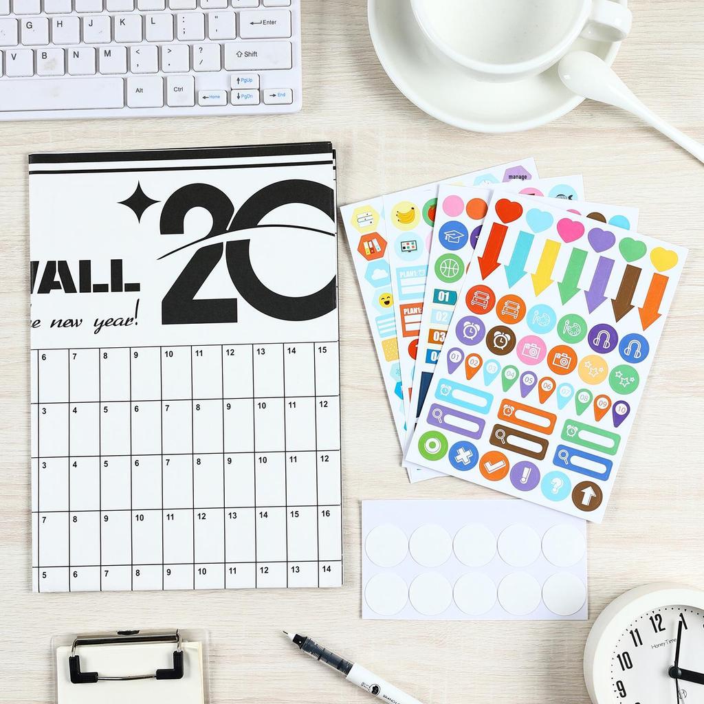 2026 Wall Calendar Planner: Year-End Self-Discipline & Check-In Chart