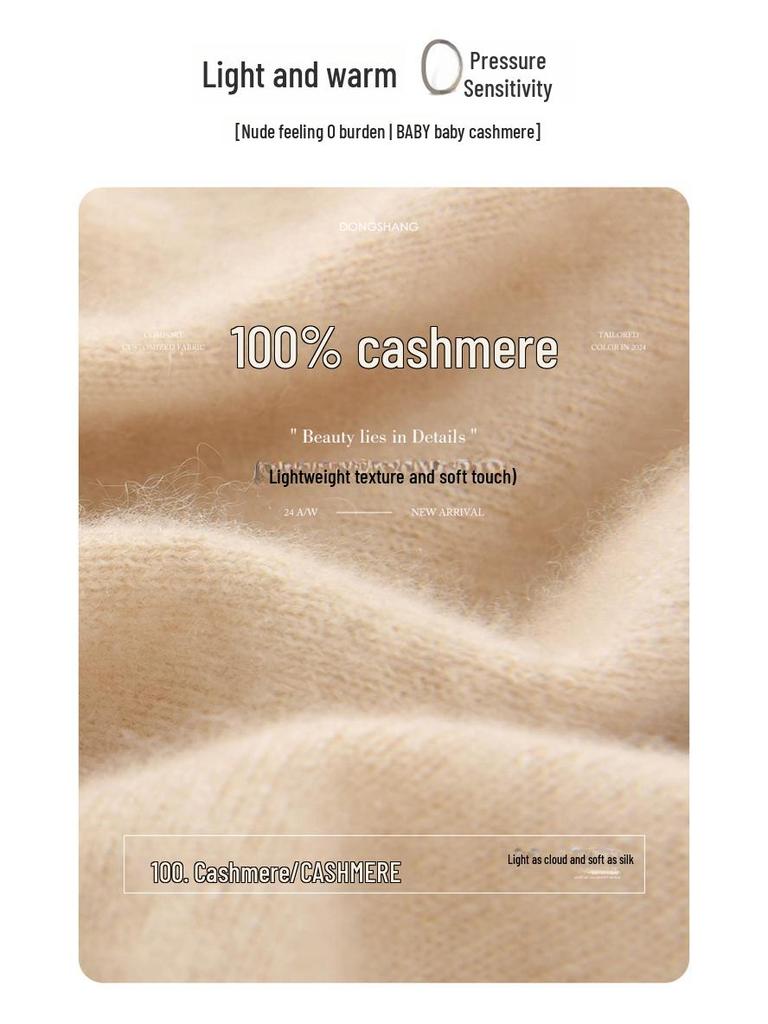 100% Pure Cashmere Deep V-Neck Camisole for Women - Soft, Sexy, and Warm Knit Vest