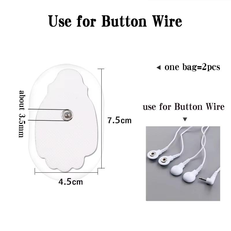 Electrode Pads Gel For Tens Acupuncture Physiotherapy Machine Slimming Pulse EMS Muscle Stimulator Self-adhesive Massager Patch