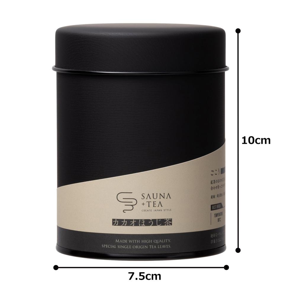 CHABAKKA TEA PARKS Roasted Green Tea Loyly Tea Cacao Roasted Green 50g SAUNA+TEA Leaves, Tea, (Tea Can)