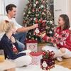Gift Christmas Santa Container Cartoon Design Reinforced Cover Events Holiday