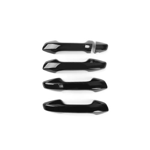For Kia SELTOS 2026-2026 Carbon Fiber Black External Door Handle Cover Door Bowl Trim External Accessories LHD