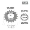 Fixed Gear Fahrrad Freilauf Ritzel Nabe Verriegelung 1 Gang Fixie Fahrrad Gewinde Lockringe 13T 14T 15T 16T 17T 18T