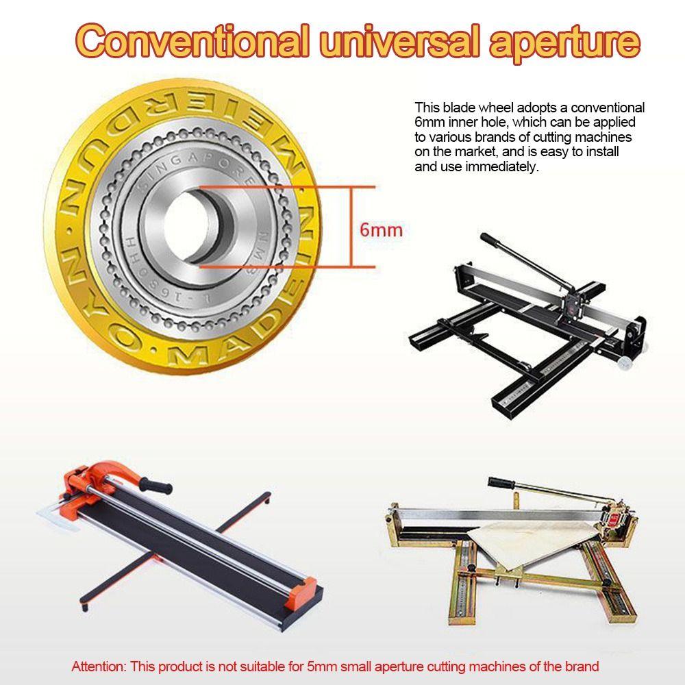 New Alloy Carbide Tile Cutter Wheel Manual 22MM Tile Cutter With Bolt Lock Nut Tile Cutter Blade Manual Tile Cutting Machine