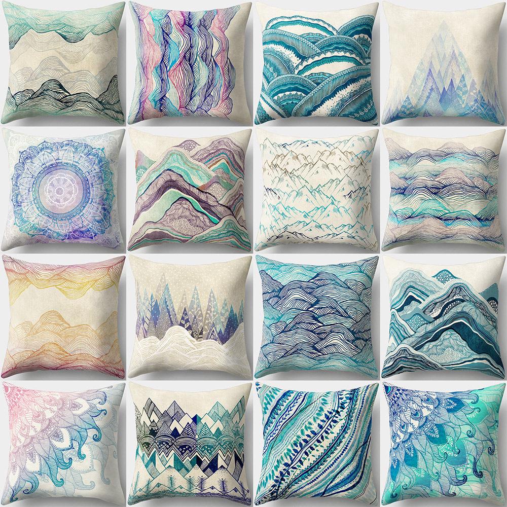Corrugated Pillowcase Sofa Pillowcase Creative Home Car Cushion Office Pillowcase