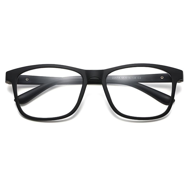 

2267 Square Frame Clear Lens Prescription Glasses Myopia Nerd Spectacles Degree -0.5 -1.0 -2.0 -3.0 -4.0 To -6.0 0
