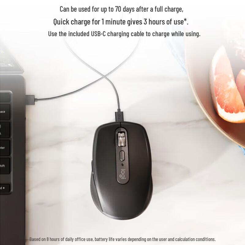 Logitech MX Anywhere 3S Silent Wireless Bluetooth Mouse