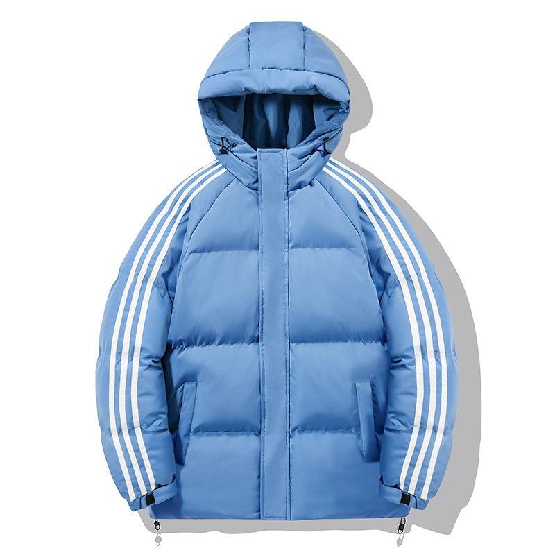 Winter hooded cotton-padded clothes men's feather cotton-padded clothes loose trend versatile cotton-padded jackets thick warm jackets couple models
