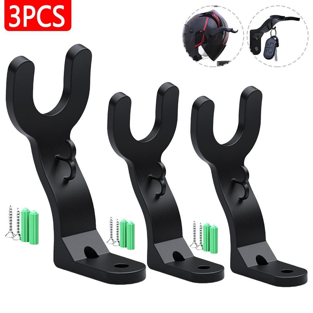 10-1 szt. Wieszaki haczykowe na kask motocyklowy, montowane na ścianie, haczyki do przechowywania, uchwyt, półka do szafki kuchennej, domowe uchwyty na bagaż, kurtki