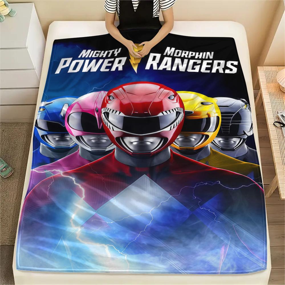 Super Sentai Soft Flannel Blanket, Print for Bedrooms Sofas Beds, Suitable for Travel Picnic Chair -HE73