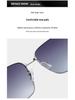 Men's Polarized Square Metal Frame Sunglasses UV Protection
