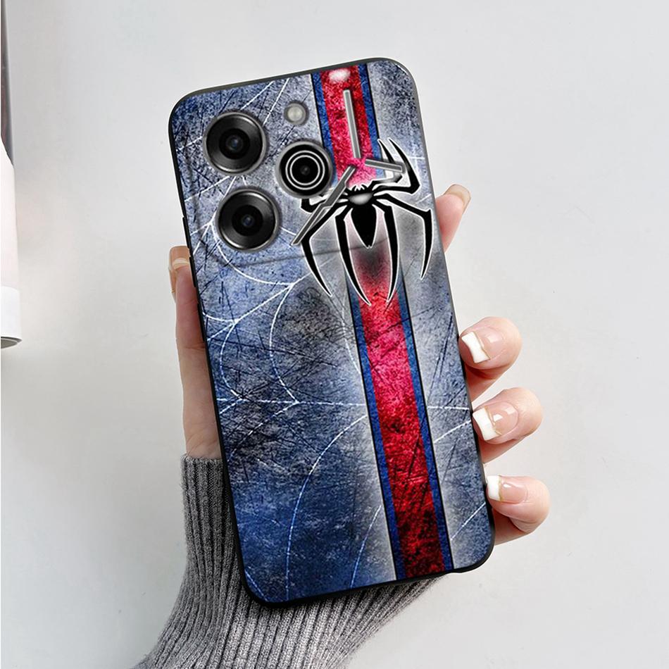 For Tecno Pova 6 Pro Case 6.78" Marble Black Silicone Soft Back Cover For Tecno Pova 6 Pro Phone Case Pova6 Pro 6Pro Coque Funda