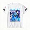 Women's Summer KPop Demon Hunters Graphic T-Shirt HUNTRIX Derpy Tiger & Floral Printed Top for Fashion Streetwear Casual Trendy