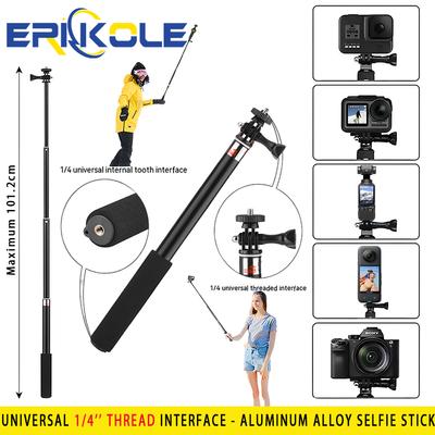 Selfie Çubuğu Pocket 3 Alüminyum Alaşımlı Selfie Çubuğu Aksesuarları DJI OSMO Pocket / Action / Insta360 X3 / ONE X2 / RS / GO