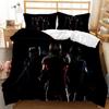Football Duvet Cover Set Football with Fire Youth Sports Teens Bedding Set Football Double Queen King Size Polyester Qulit Cover