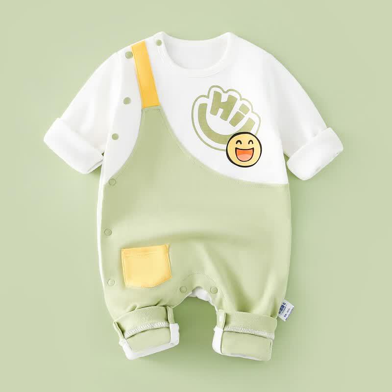 Duoxiluka Baby 100% Cotton Long Sleeve Romper 73