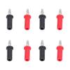 10 Sets 4mm Bananenstecker Messing Löten Stecker Laterne Typ Rot und Schwarz J.10013