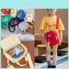 Childrens Candy Color Nylon Casual Small Shoulder Bag For Kids Daily Use