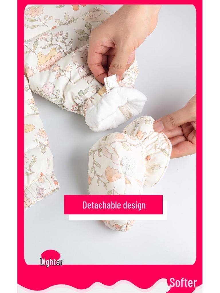 Infant Winter Snowsuit: Unisex Thickened Romper for Newborns