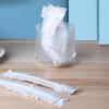 100 Unidades/Conjunto Touca de Banho Descartável Impermeável Resistente ao Desgaste À Prova de Poeira Solta Transparente Confortável Impermeável Touca para Cabelo Capa para Tintura de Cabelo para Mulher
