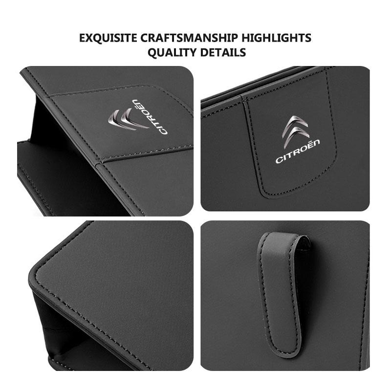 Car Door Storage Bag Drink Waste Card Key Sunglasses Holder For Citroen Jumper Celysee Cactus Picasso Aircross Saxo Grand