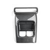 For Genesis GV80 2026 2026 LHD Car Tuning Carbon Fiber Rear Row Vent Frame Cover Trim Accessories