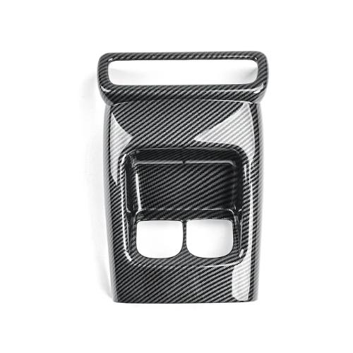 

For Genesis GV80 2026 2026 LHD Car Tuning Carbon Fiber Rear Row Vent Frame Cover Trim Accessories