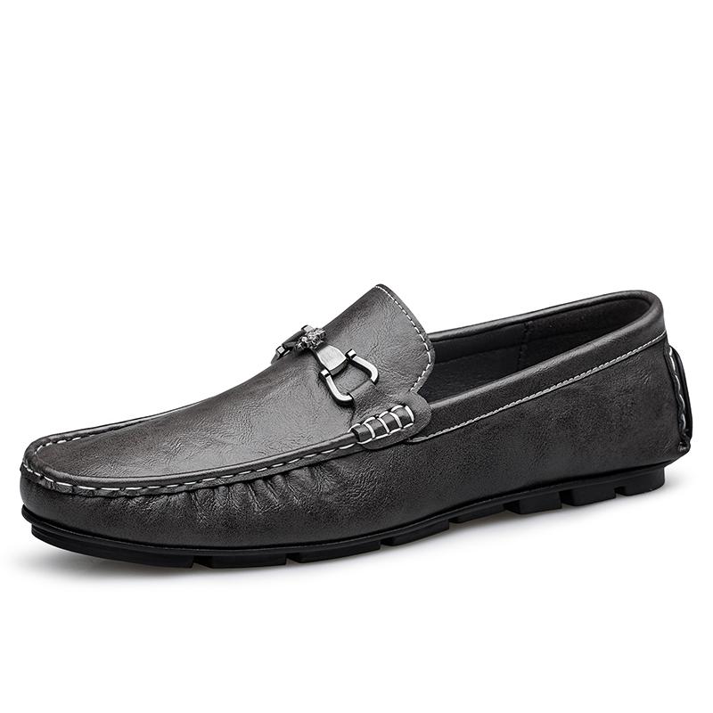 Leisure Walk Slip on Falts Male Walking Shoes Handmade Comfy Mens Loafers Fashion Casual Shoes New Man Driving Flats Moccasins