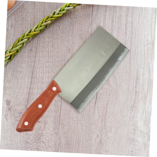 FELTECHELECTR 2-Piece Wooden Knife Handle Accessories, Replacement Knife Handles for Chef Knife Repair, Durable Wood Material, Convenient for Kitchen