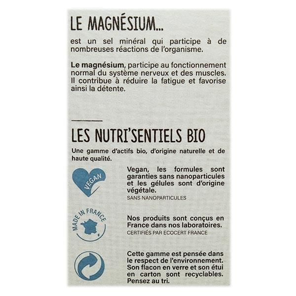 Nutrisanté Les Nutri'Sentiels Bio Magnésium 30 gélules