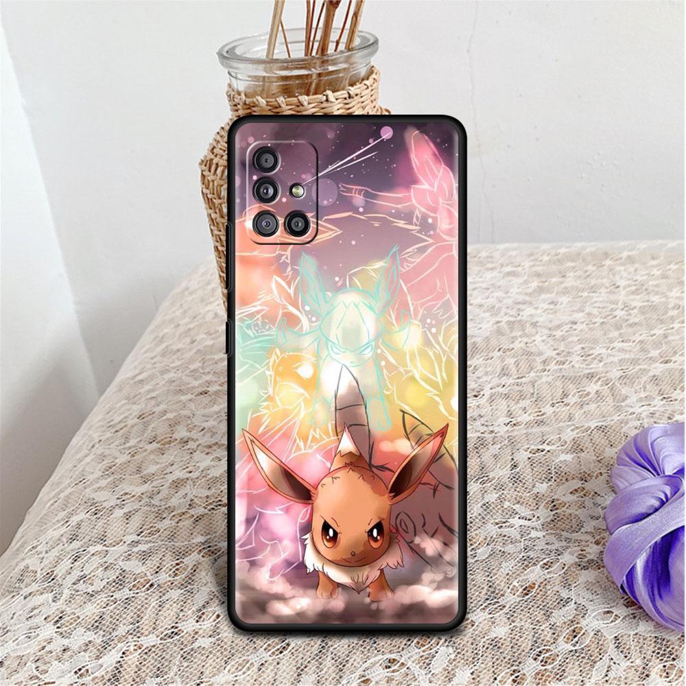 Silikonhülle für Samsung Galaxy A12 A51 A52 A71 A32 A31 A21s A22 A41 A42 A11 A02s A01 A33 A23 Telefonabdeckung Comic Pokemon Monster