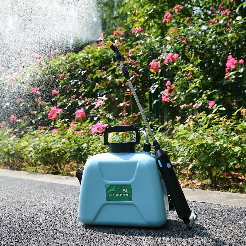 Electric Backpack Disinfection Sprayer - 5L Handheld Spray Bottle for Gardening and Watering