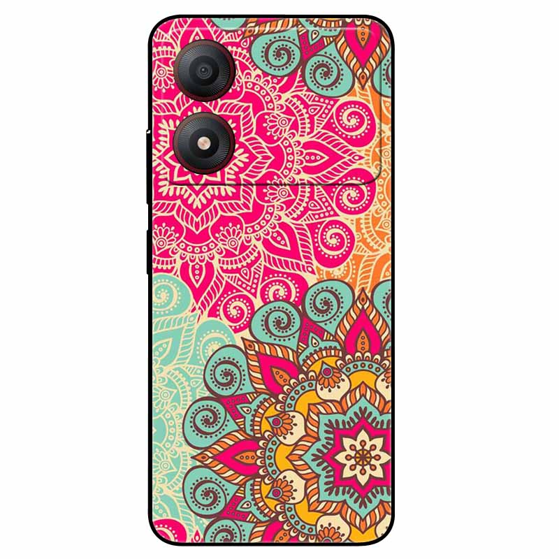 Pour ZTE Blade A34 4G Coque Anti-choc TPU Silicone Souple Housse de Téléphone pour ZTE Blade A 34 Funda Peinte pour BladeA34 Capa de Luxe