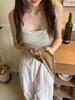 Korean Style Lace Trim Slim Fit Camisole - Summer Macaron Colors, Lightweight Innerwear Vest