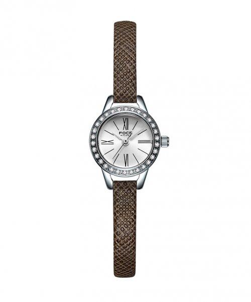 [FOCE LADY] FOCE LADY 18mm Women s Leather Watch FM1906L-WH FREE