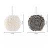 17x17cm Soft Snow Neil Rubbing Handball Hanging Type Absorbent Quick Drying Towels Kitchen and Bathroom Hanging Ring Type Ultra-fine Fiber Towel Ball