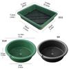 Soil Sifter Plastic Soil Sieve Filter Mesh for Soil Stone Sifting Filtration Home Garden Flower Plant Nursery Tool