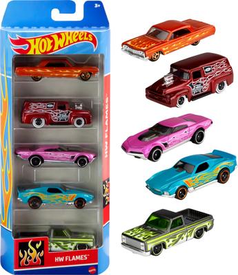 Hot Wheels 5 auto pack 1806