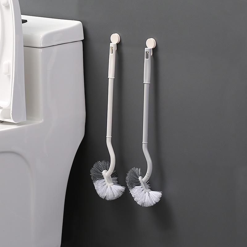 Japanese No Dead Angle Toilet Brush Set: Squat Toilet Cleaning Tool