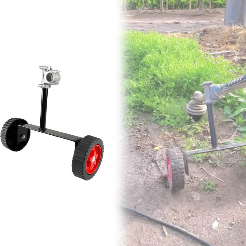 For Universal Metal Wheels String Trimmer Grass Eater Weed Adjustable Supplies