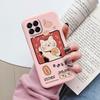 Cute Painted Case For Samsung Galaxy M33 M53 5G Soft Cover Cartoon Cat Sunflower TPU Funda For Samsung A17 A55 A56 Women Coque