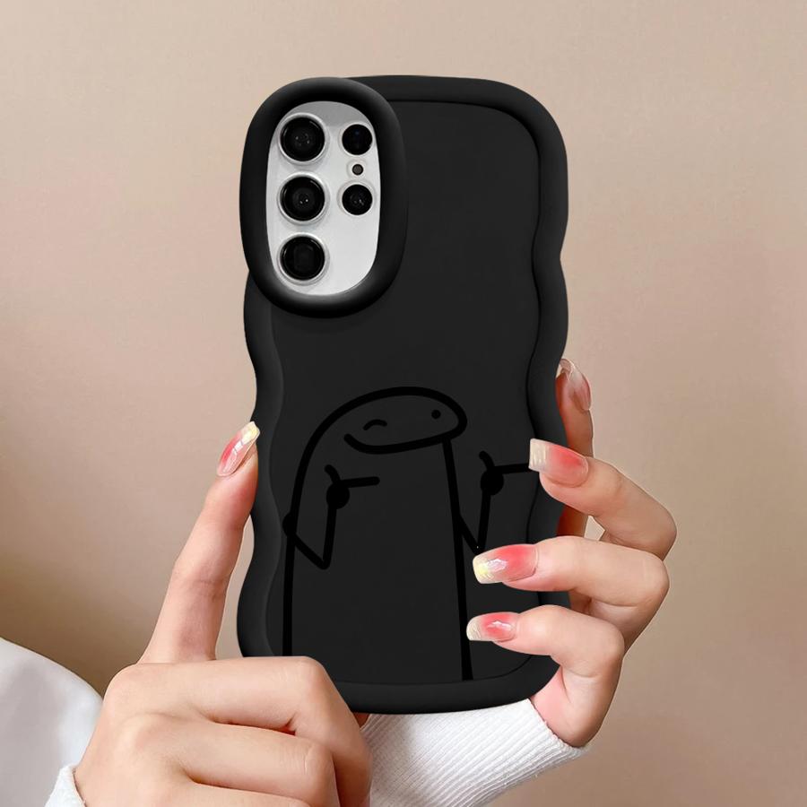 Cool Line People Soft Phone Cover Case for Samsung Galaxy S22 Ultra S24 S20 FE S21 S25 S23 Plus A25 A26 A34 A54 A35 A55 A24 A36