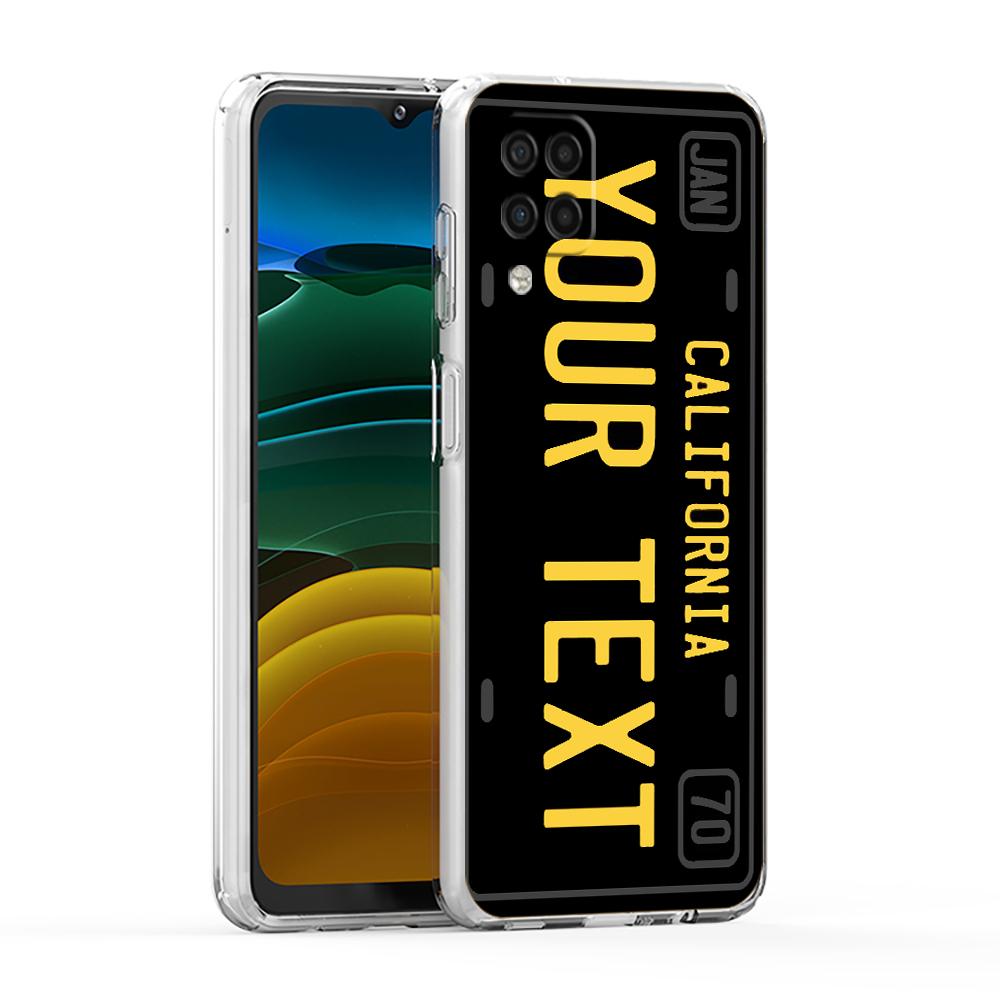

Soft Cover for Samsung Galaxy A17 A25 A23 A22 A52S A52 A55 A72 A13 A07 5G Transparent Phone Case License New York Plate Number Samsung A71