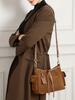 2025 vintage Suede Leather saddle bags woman handbag designer Tote lady shoulder crossbody bag high quality