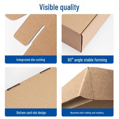 Durable Corrugated Cardboard Box for Clothing and Express Packaging