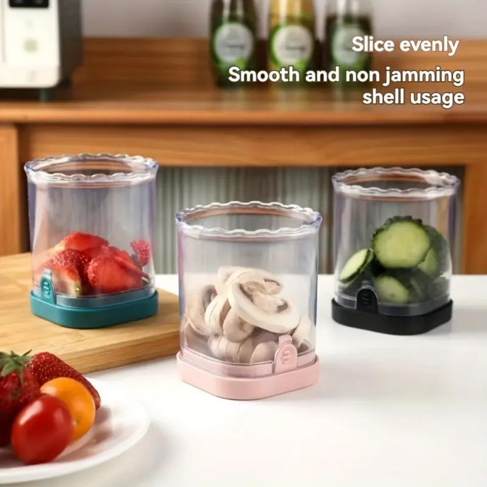 Fruit Slicer, Strawberry Slicer, Banana Slicer, Egg Slicer, 50% Thick Detachable Multi-functional Fruit Slicer, Strawberry, Bana