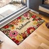 Flower Absorbent Mat Letter Floor Mat Wear-resistant Door Mat  Bathroom Use