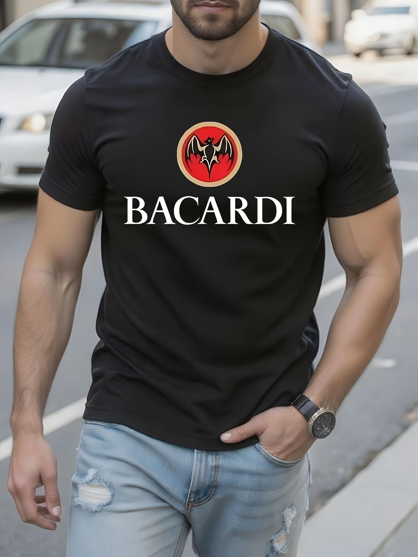 Bacardi Tshirt Heavyweight 100% Cotton Crew Neck Tee XL